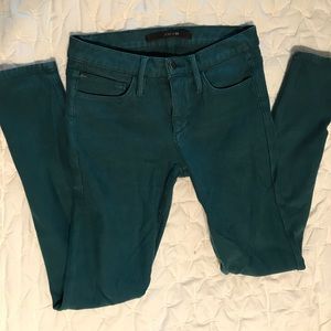 Forest Green Joe's Skinny Ankle Jeans